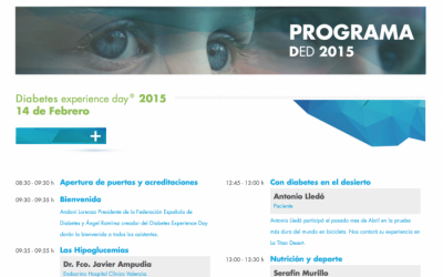 El programa oficial del Diabetes Experience Day 2015